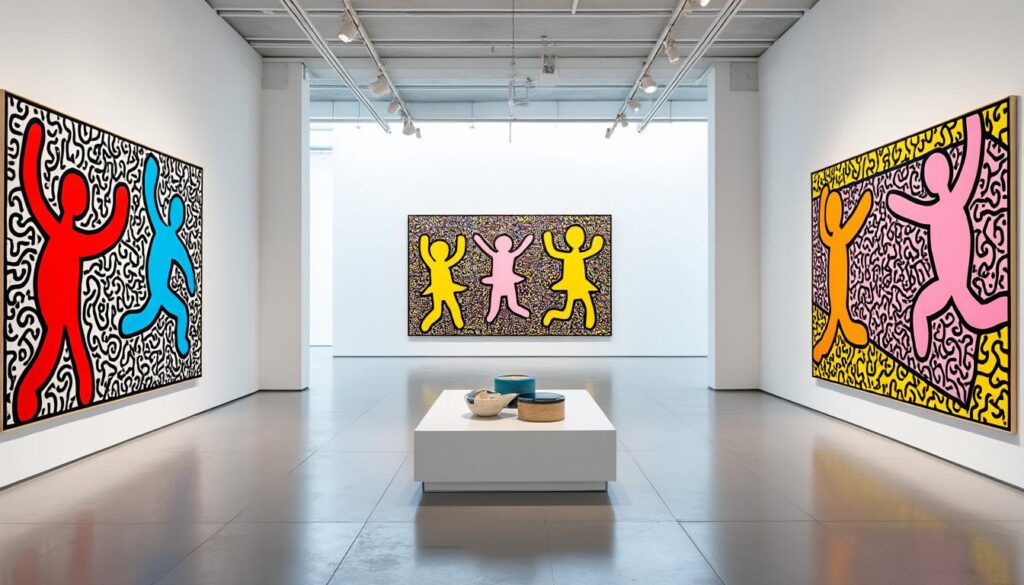 découvrez la galerie des œuvres d'art de keith haring et plongez dans son style emblématique, caractérisé par des formes audacieuses et un message engagé.