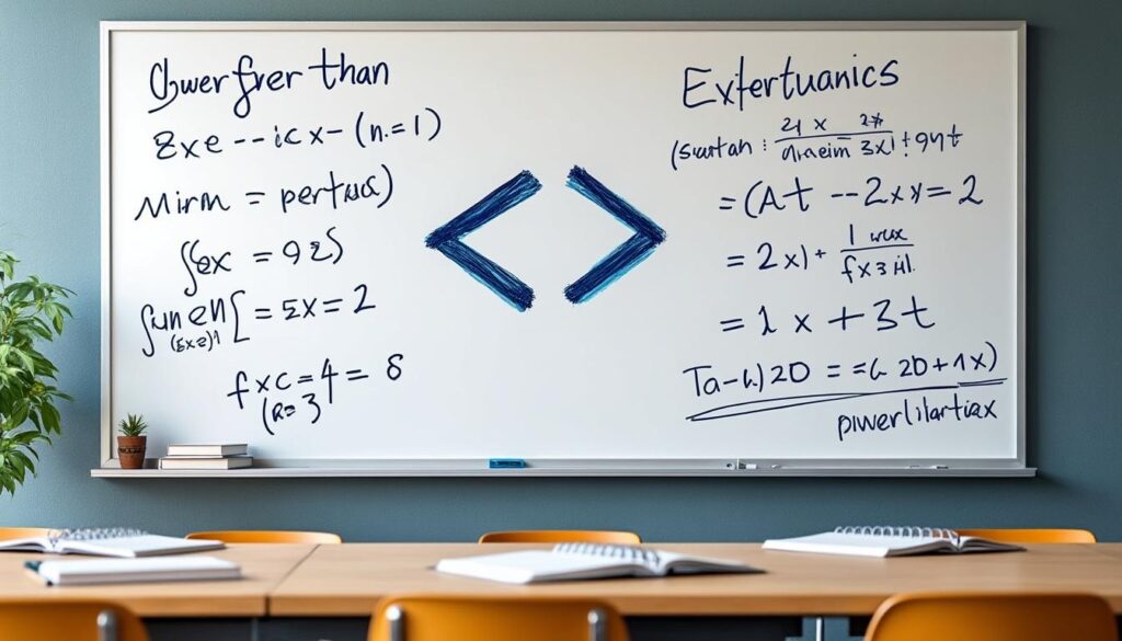 découvrez la définition du signe supérieur en mathématiques et apprenez comment l'utiliser correctement dans divers contextes mathématiques.